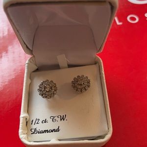 1/2ct. Diamond earrings